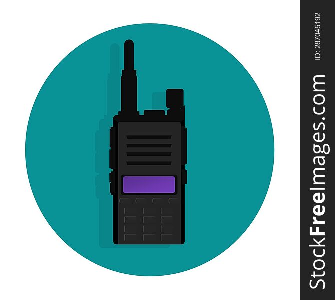 radio communication icon 2d