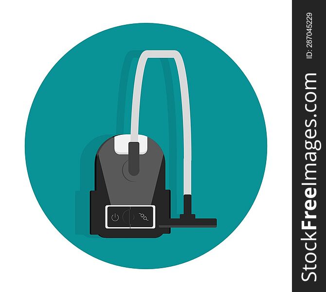 Vacuum Cleaner Icon 2d