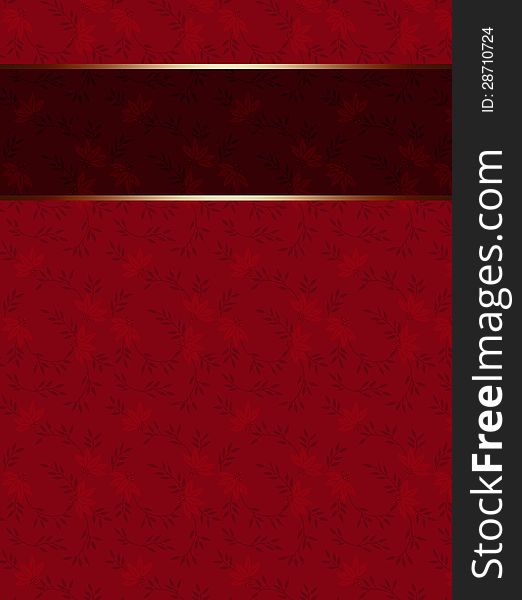 Red color with pattern background