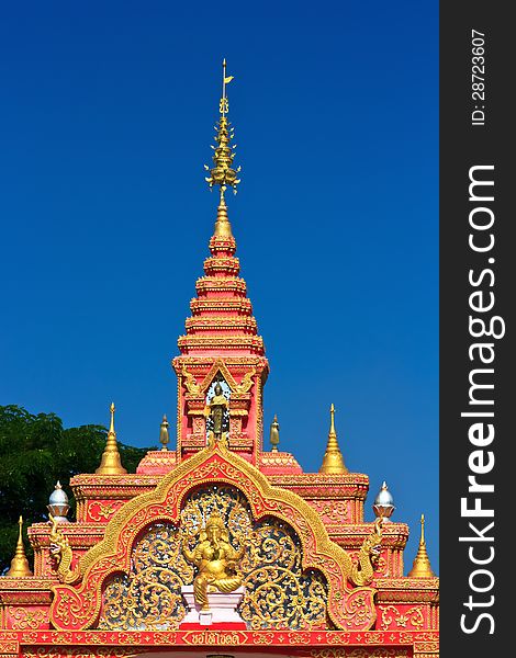 The entrance to the temple of Thailand. The entrance to the temple of Thailand.