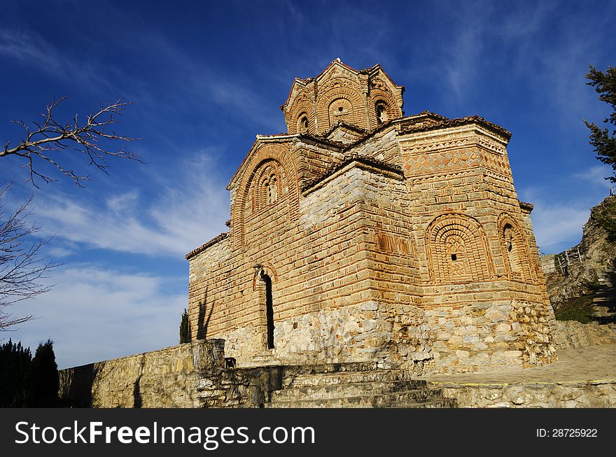 Saint John the Theologian, Kaneo, orthodox church in Ohrid, Macedonia