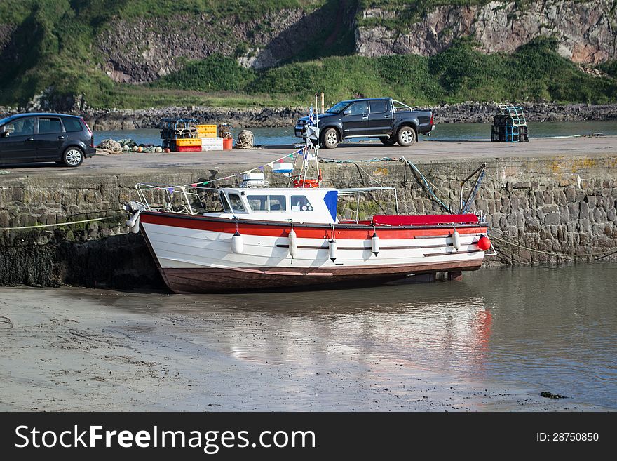 Boat At Ebb Tide