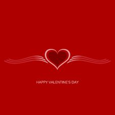 Gift Card. Valentines Day. Royalty Free Stock Photo Gift Card. Valentines Day. Royalty Free Stock Photo