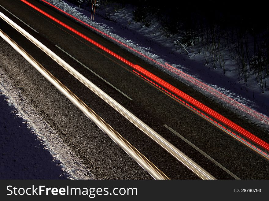 Road At Night