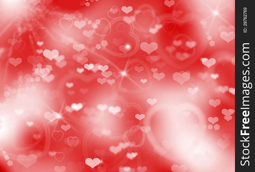Beautiful valentine's day red background. Beautiful valentine's day red background