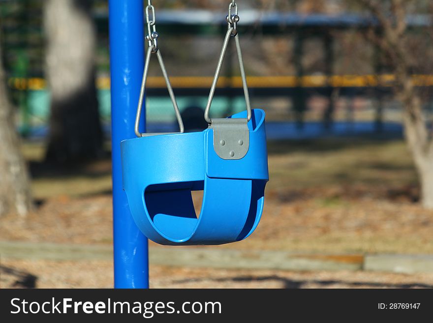 Baby Swing At Playground