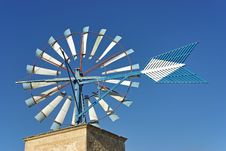 Windmill In Majorca Royalty Free Stock Images