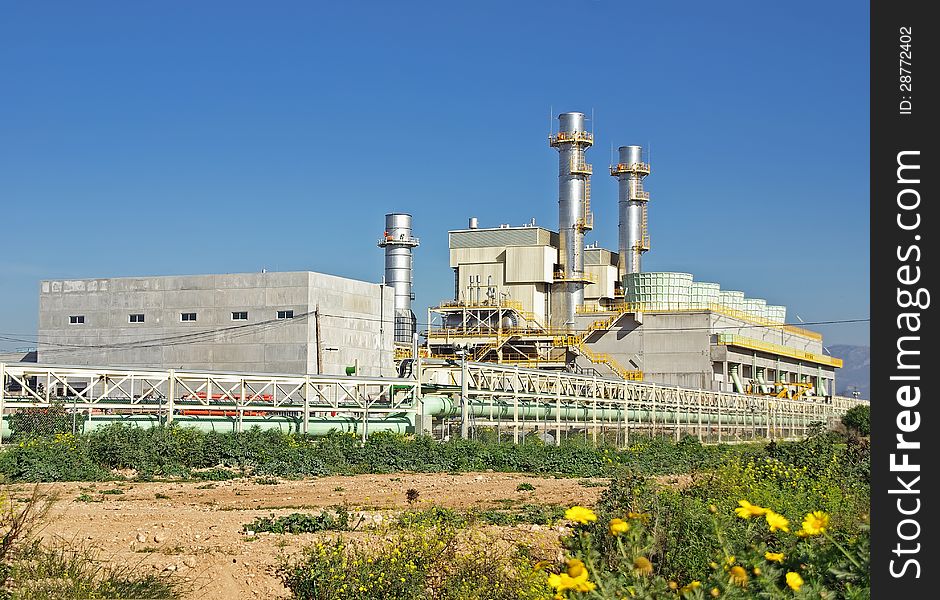 Power plant located in Majorca (Spain) to produce electricity