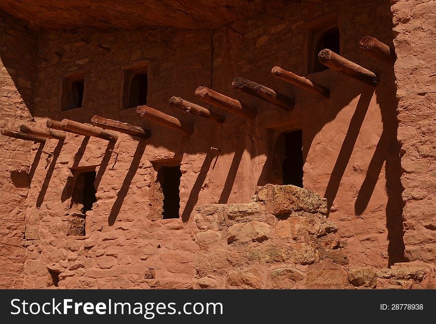 Adobe Indian Dwelling in Colorado. Adobe Indian Dwelling in Colorado