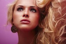 Beautiful Blonde Young Woman Stock Photography Beautiful Blonde Young Woman Stock Photography
