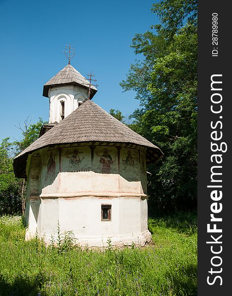 Old traditional orthodox church in Romania