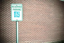 Handicap Parking Stock Photography