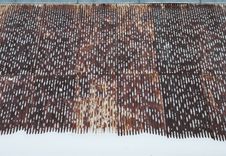 The  Vintage Rusty Iron Roof Covered Royalty Free Stock Photo