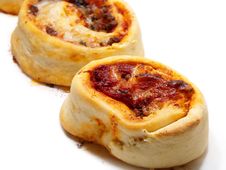 Small Sized Round Pizza Portions Stock Photo Small Sized Round Pizza Portions Stock Photo