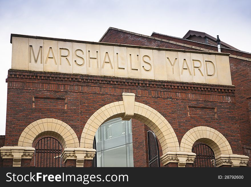 Marshalls Yard Shopping Area,Gainsborough, Lincolnshire