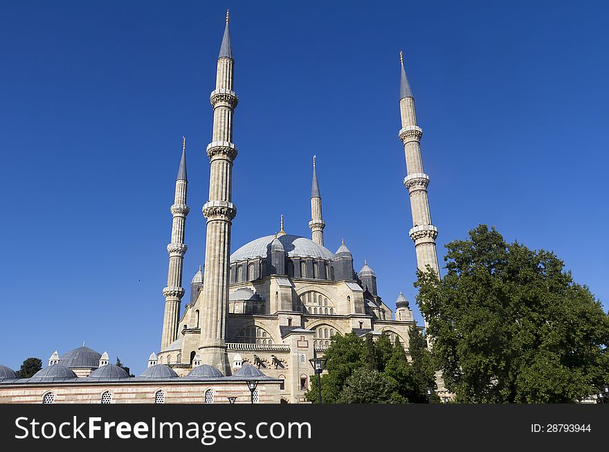 Selimiye Mosque, Built By Mimar Sinan, Edirne, Turkey