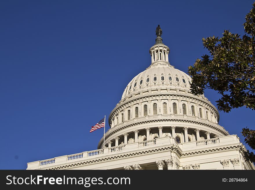 Washington DC , Capitol Building - detail, US