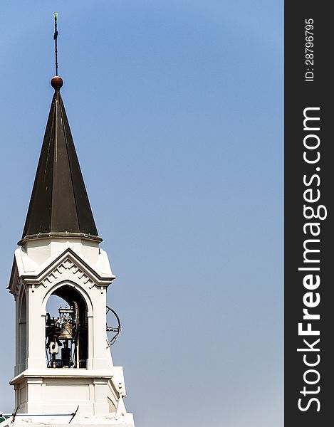 Bell tower of a church, Italy