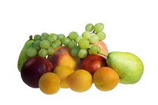 Fruit On White Background Royalty Free Stock Photography Fruit On White Background Royalty Free Stock Photography