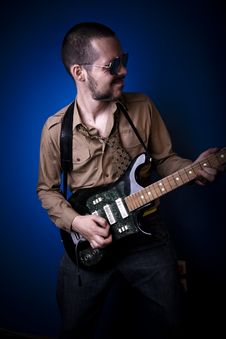 Playing Guitar Stock Photos