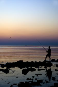 The Young Fisherman Royalty Free Stock Photography The Young Fisherman Royalty Free Stock Photography