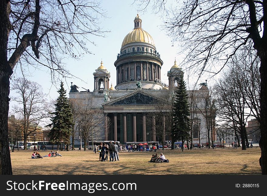 Russia. Saint-Petersburg. Isaak cathedral