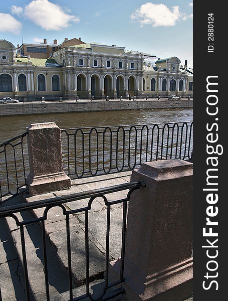 Russia. Saint-Petersburg. Fontanka river