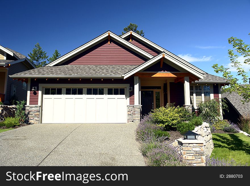 New residence built on a golf course in Vernon, BC. New residence built on a golf course in Vernon, BC