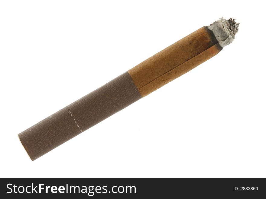 Burned-out cigar