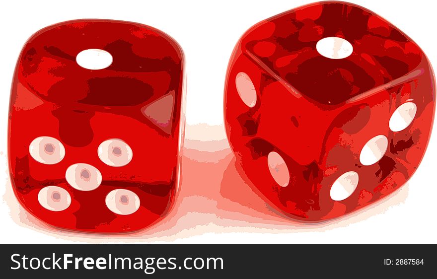 2 dice showing 1 and 1