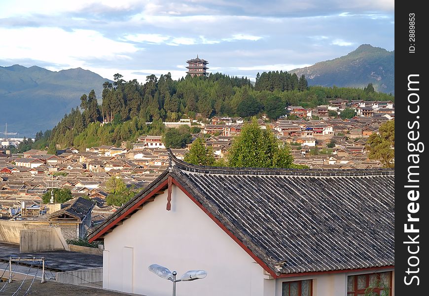 A historical town - Lijiang China, named as a World Cultural Heritages by UNESCO in 1997.