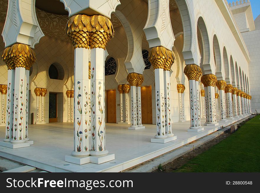 A monument to the late Leader of the UAE, and the largest Mosque in the region. A monument to the late Leader of the UAE, and the largest Mosque in the region