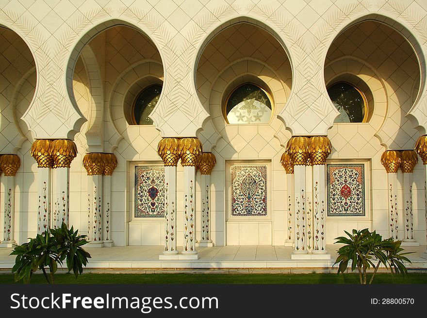 A monument to the late Leader of the UAE, and the largest Mosque in the region. A monument to the late Leader of the UAE, and the largest Mosque in the region