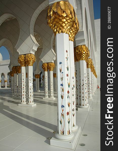 A monument to the late Leader of the UAE, and the largest Mosque in the region. A monument to the late Leader of the UAE, and the largest Mosque in the region