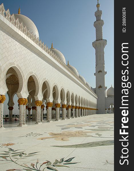 A monument to the late Leader of the UAE, and the largest Mosque in the region. A monument to the late Leader of the UAE, and the largest Mosque in the region