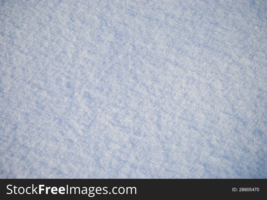 White winter snow background, texture