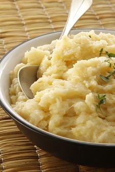 Potato Puree Royalty Free Stock Photo Potato Puree Royalty Free Stock Photo