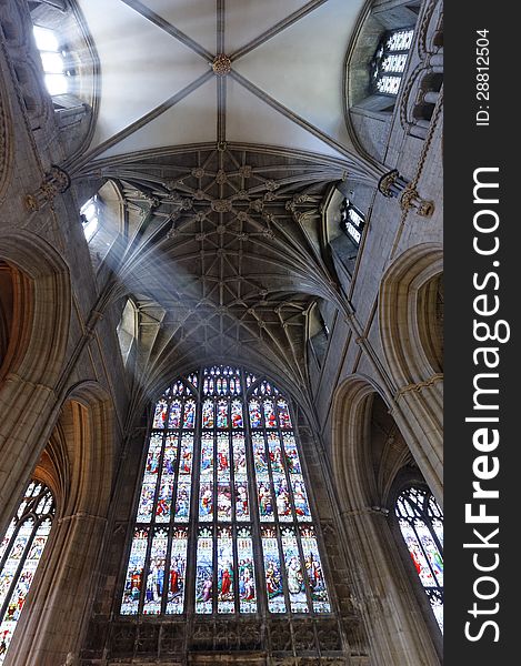 Image taken in Gloucester cathedral, Gloucester, England, 2010. Image taken in Gloucester cathedral, Gloucester, England, 2010