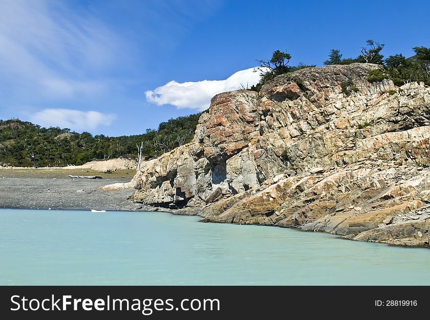 Glacial Lake In Argentina