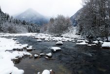 Mountain Winter Landscape Stock Image Mountain Winter Landscape Stock Image