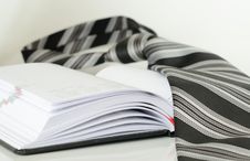 Tie On A Diary Stock Images Tie On A Diary Stock Images