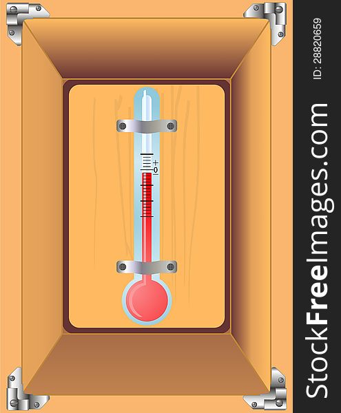 Temperature control equipment in the home frame with corners. Temperature control equipment in the home frame with corners.