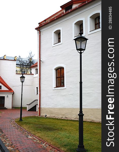 Courtyard in Vilnius old Town, Lithuania