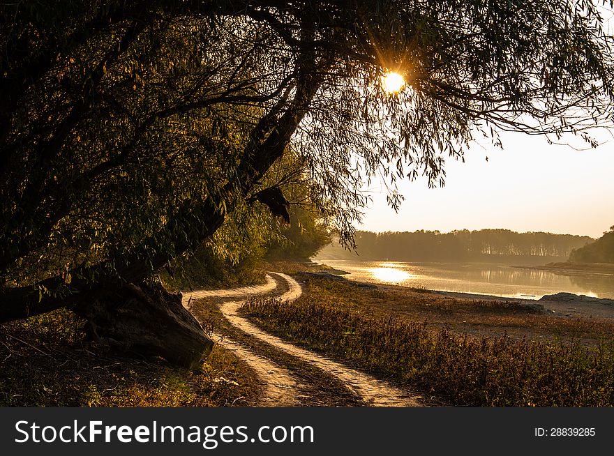 Seight from the edge of danube river. Seight from the edge of danube river