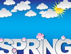 Spring Concept Background Royalty Free Stock Photography Spring Concept Background Royalty Free Stock Photography