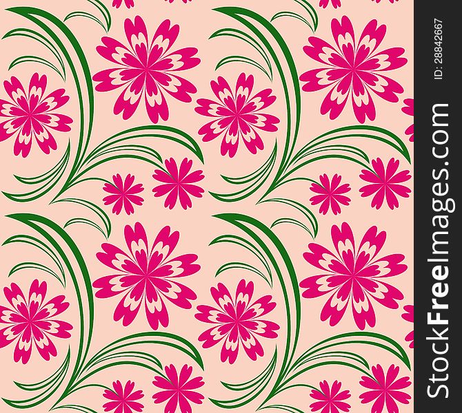 Floral seamless pattern.