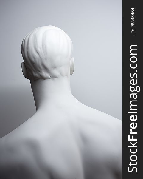 White Mannequin From Behind