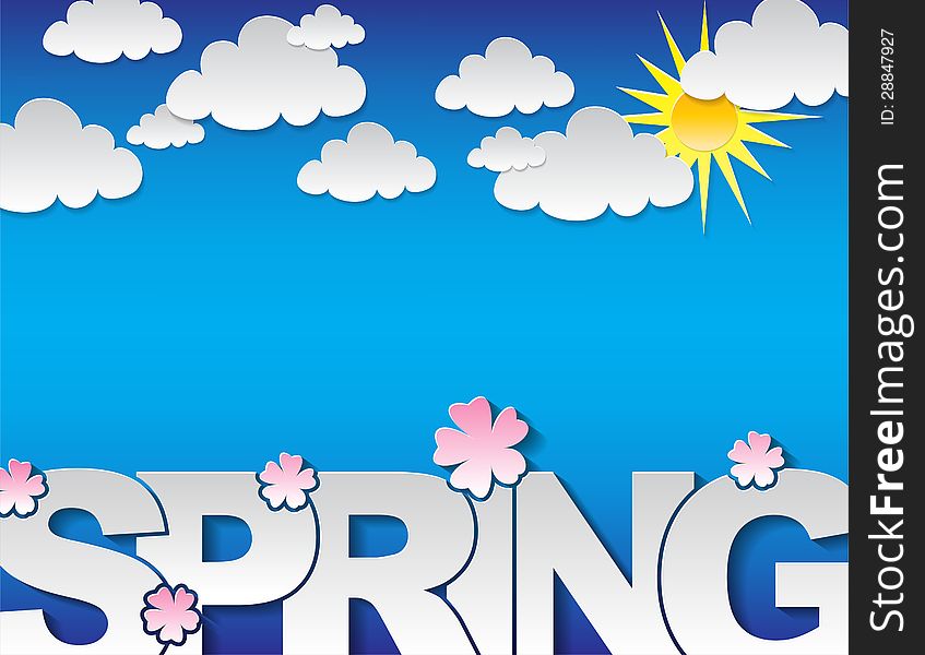 Spring concept background