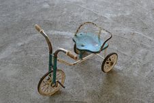 Old Children Tricycle Royalty Free Stock Image