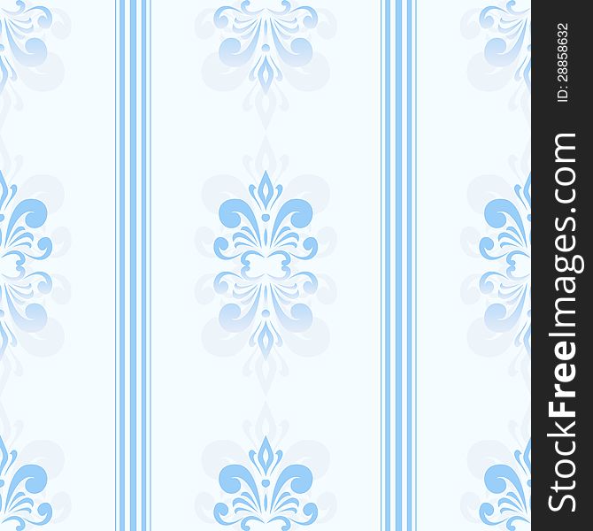 Vector blue seamless pattern. This is file of EPS8 format.